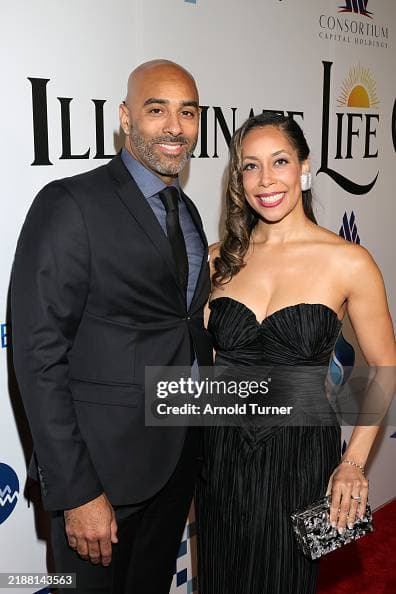 Jason & Lindsey Willock arrive at the 2024 Illuminate Life Gala