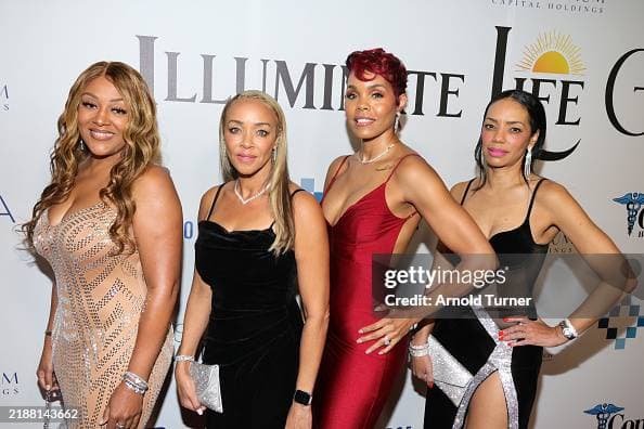 Tyaka Washingon, Denise Johnson, Laurice Haycraft, and Cheri Hayes at the 2024 Illuminate Life Gala